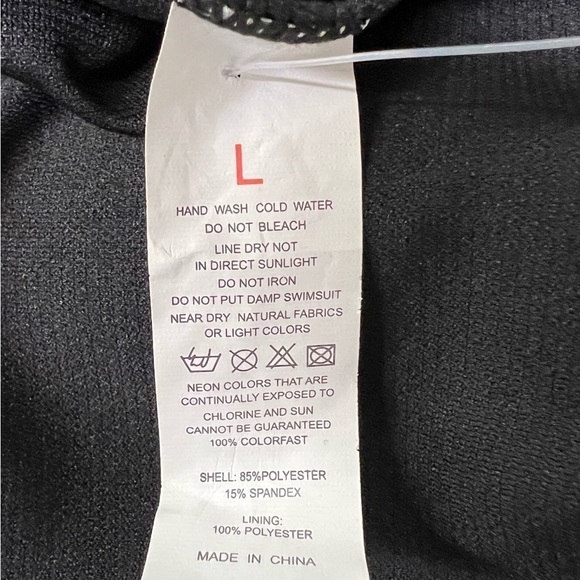 LEOPARD Print High Waisted Cutout Racerback Zip Up Swimwear - L - Picture 13 of 13